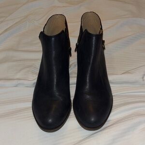 Lucky Brand Black Leather Ankle Booties
